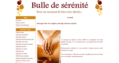Desktop Screenshot of bulledeserenite.com